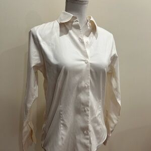 Vintage Petite Sophisticate Non-iron Women's Button-Up Shirt